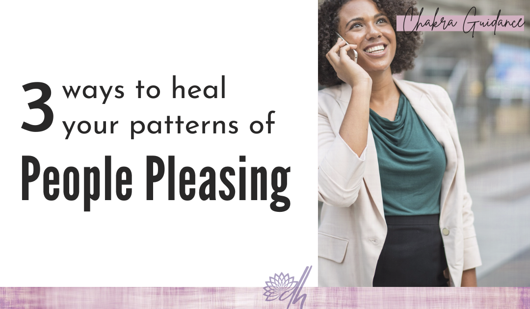 women on the phone being pleasant while people pleasing